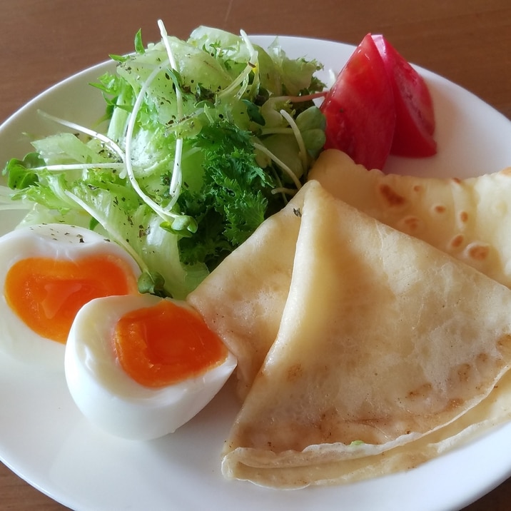 休日ブランチ! 食事系クレープ